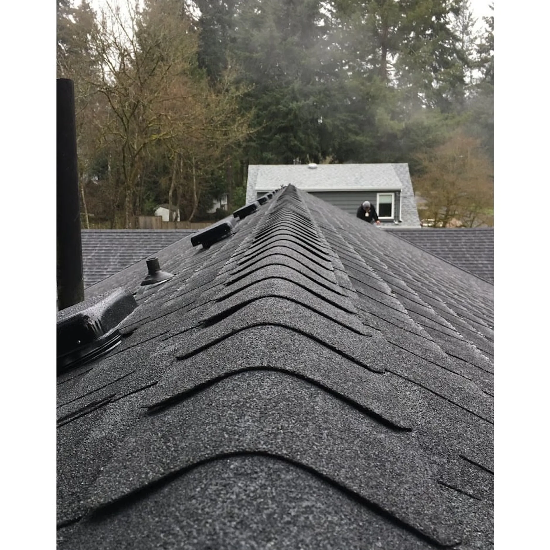 residential roof maintenance work